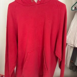 Nike Men's Bright Red Hoodie